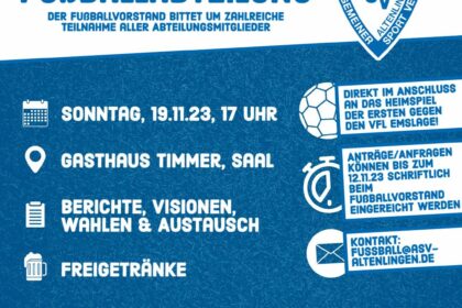 Abteilungsversammlung